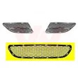 Grille de ventilation, pare-chocs VAN WEZEL [0667590]
