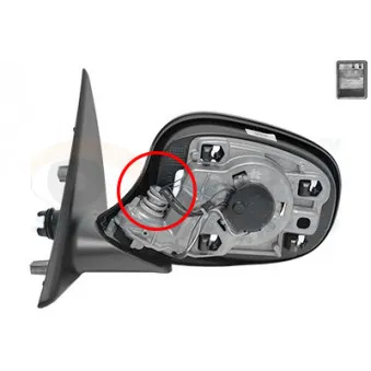 VAN WEZEL 0667855U - Rétroviseur extérieur