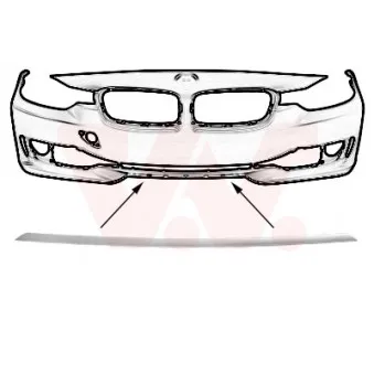 VAN WEZEL 0670485 - Baguette et bande protectrice, pare-chocs