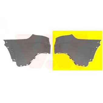 VAN WEZEL 0687534 - Pare-chocs arrière droit