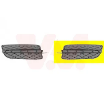 VAN WEZEL 0687591 - Grille de ventilation, pare-chocs avant gauche
