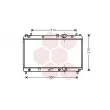 Radiateur, refroidissement du moteur VAN WEZEL [07002031]