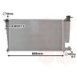 Radiateur, refroidissement du moteur VAN WEZEL [09002135]