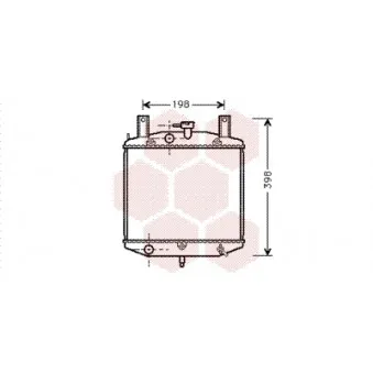 VAN WEZEL 11002026 - Radiateur, refroidissement du moteur