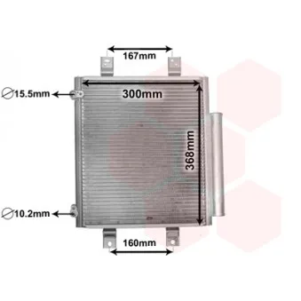 Condenseur, climatisation AVA QUALITY COOLING DU5075D