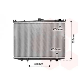 VAN WEZEL 13002064 - Radiateur, refroidissement du moteur