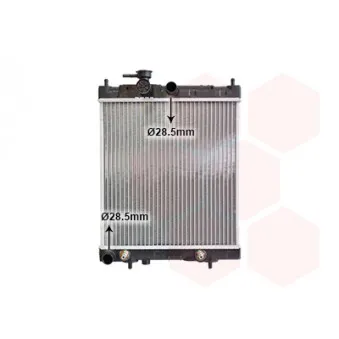 Radiateur, refroidissement du moteur VAN WEZEL OEM 2146097B00