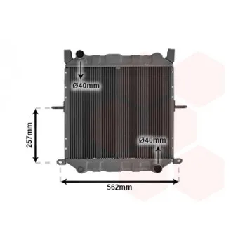 VAN WEZEL 13002312 - Radiateur, refroidissement du moteur