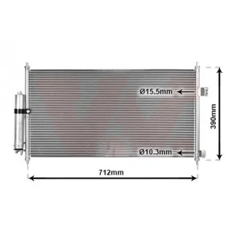 Condenseur, climatisation DELPHI TSP0225615