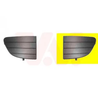 VAN WEZEL 1619591 - Grille de ventilation, pare-chocs avant gauche