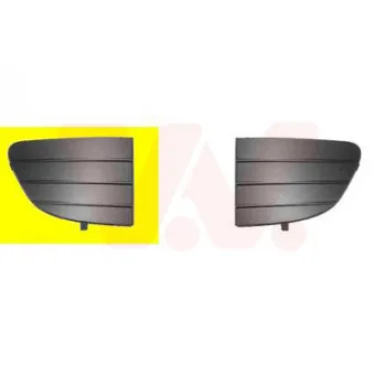 VAN WEZEL 1619596 - Grille de ventilation, pare-chocs avant droit