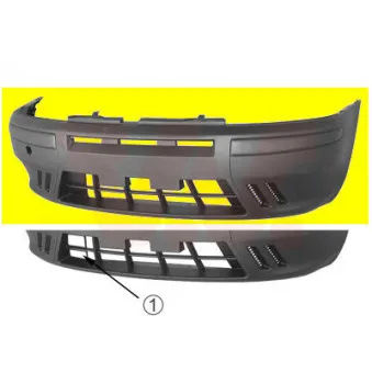 VAN WEZEL 1620570 - Pare-chocs