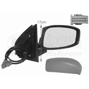 Rétroviseur extérieur VAN WEZEL OEM 735335232
