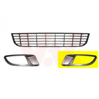 Grille de ventilation, pare-chocs avant gauche VAN WEZEL [1629593]