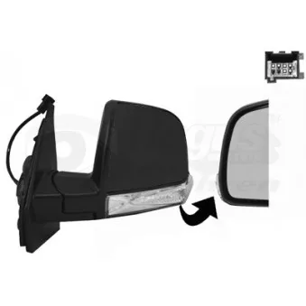 Rétroviseur extérieur VAN WEZEL OEM 1428572