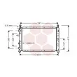 Radiateur, refroidissement du moteur VAN WEZEL [17002095]