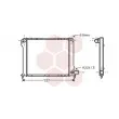 Radiateur, refroidissement du moteur VAN WEZEL [17002131]