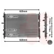 VAN WEZEL 17002188 - Radiateur, refroidissement du moteur