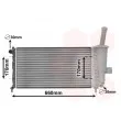 Radiateur, refroidissement du moteur VAN WEZEL [17002208]