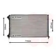 VAN WEZEL 17002262 - Radiateur, refroidissement du moteur