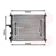 VAN WEZEL 17002317 - Radiateur, refroidissement du moteur