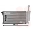Radiateur, refroidissement du moteur VAN WEZEL [17002335]