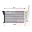 VAN WEZEL 17002368 - Radiateur, refroidissement du moteur