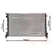 VAN WEZEL 17002390 - Radiateur, refroidissement du moteur