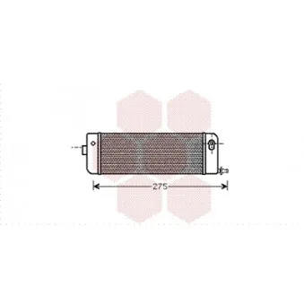 Radiateur d'huile VAN WEZEL 17003276