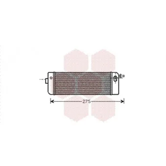 Radiateur d'huile VAN WEZEL 17003278