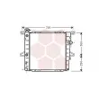 Radiateur, refroidissement du moteur VAN WEZEL [18002026]