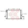 Radiateur, refroidissement du moteur VAN WEZEL [18002050]