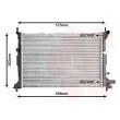 VAN WEZEL 18002220 - Radiateur, refroidissement du moteur