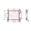 VAN WEZEL 18002260 - Radiateur, refroidissement du moteur