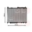 VAN WEZEL 18002442 - Radiateur, refroidissement du moteur