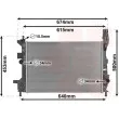 Radiateur, refroidissement du moteur VAN WEZEL [18002602]