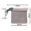 Évaporateur climatisation VAN WEZEL [1800V461]