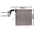 Évaporateur climatisation VAN WEZEL [1800V467]