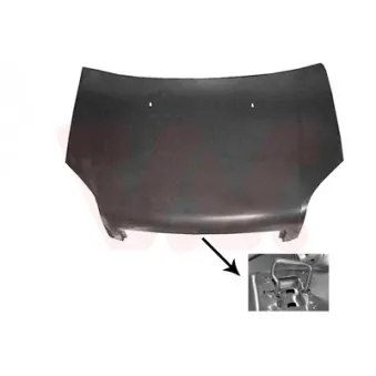 VAN WEZEL 1810660 - Capot-moteur