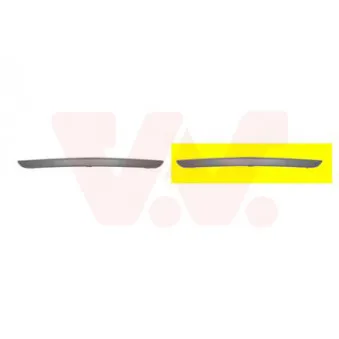 VAN WEZEL 1861583 - Baguette et bande protectrice, pare-chocs avant gauche