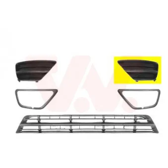 VAN WEZEL 1861591 - Grille de ventilation, pare-chocs avant gauche