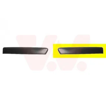 VAN WEZEL 1863581 - Baguette et bande protectrice, pare-chocs avant gauche