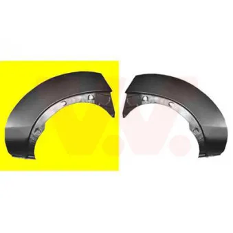 Panneau latéral arrière gauche VAN WEZEL 1865145