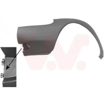 VAN WEZEL 1865566 - Pare-chocs avant droit