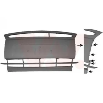 VAN WEZEL 1865574 - Pare-chocs