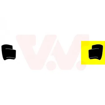 VAN WEZEL 1895534 - Pare-chocs arrière droit