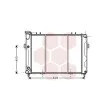 VAN WEZEL 21002008 - Radiateur, refroidissement du moteur