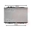 VAN WEZEL 25002187 - Radiateur, refroidissement du moteur