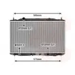 VAN WEZEL 25002190 - Radiateur, refroidissement du moteur