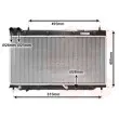 VAN WEZEL 25002195 - Radiateur, refroidissement du moteur
